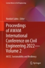 Image for Proceedings of AWAM International Conference on Civil Engineering 2022—Volume 2