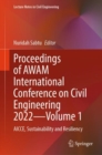 Image for Proceedings of AWAM International Conference on Civil Engineering 2022—Volume 1