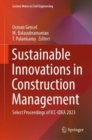 Image for Sustainable innovations in construction management  : select proceedings of ICC-IDEA 2023