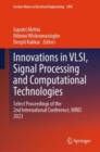 Image for Innovations in VLSI, signal processing and computational technologies  : select proceedings of the 2nd International Conference, WREC 2023
