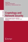 Image for Cryptology and Network Security: 22nd International Conference, CANS 2023, Augusta, GA, USA, October 31 - November 2, 2023, Proceedings