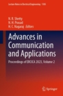 Image for Advances in communication and applications: proceedings of ERCICA 2023.
