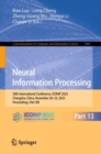 Image for Neural Information Processing: 30th International Conference, ICONIP 2023, Changsha, China, November 20-23, 2023, Proceedings, Part XIII
