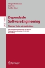 Image for Dependable software engineering  : theories, tools, and applications