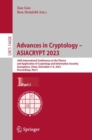 Image for Advances in Cryptology – ASIACRYPT 2023 : 29th International Conference on the Theory and Application of Cryptology and Information Security, Guangzhou, China, December 4–8, 2023, Proceedings, Part I
