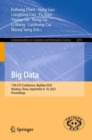 Image for Big data  : 11th CCF Conference, BigData 2023, Nanjing, China, September 8-10, 2023, proceedings