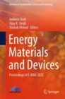 Image for Energy Materials and Devices : Proceedings of E-MAD 2022