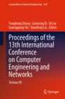 Image for Proceedings of the 13th International Conference on Computer Engineering and Networks: Volume III
