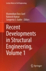 Image for Recent developments in structural engineeringVol. 1