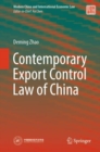 Image for Contemporary Export Control Law of China