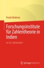 Image for Forschungsinstitute Für Zahlentheorie in Indien: Im 20. Jahrhundert