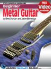 Image for Metal Guitar Lessons for Beginners: Teach Yourself How to Play Guitar (Free Video Available).