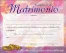 Image for Certificado De Matrimonio Pak De 20