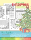 Image for CHRISTMAS puzzle books for adults and coloring. Variety puzzle books for adults. A word search Christmas puzzle book with Christmas coloring pages, Christmas word scramble, Christmas crossword puzzles