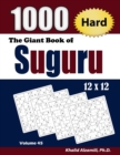 Image for The Giant Book of Suguru : 1000 Hard Number Blocks (12x12) Puzzles