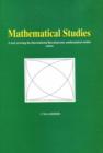 Image for Mathematical Studies : International Baccalaureate