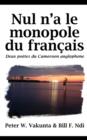 Image for Nul N&#39;a Le Monopole Du Francais