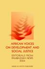 Image for African Voices on Development and Social Justice
