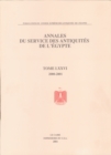 Image for Annales du Service des Antiquites de l’Egypte : Vol. 76