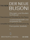 Image for NEW BUSONI EXERCISES &amp; STUDIES FOR THE P