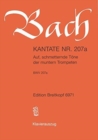 Image for CANTATA BWV 207A AUF SCHMETTERNDE TOENE