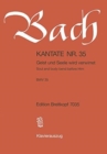 Image for CANTATA BWV 35 GEIST UND SEELE WIRD VERW