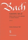 Image for CANTATA BWV 87 BISHER HABT IHR NICHTS GE