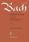 Image for CANTATA BWV 106 GOTTES ZEIT IST DIE ALLE