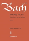 Image for CANTATA BWV 110 UNSER MUND SEI VOLL LACH