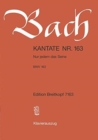 Image for CANTATA BWV 163 NUR JEDEM DAS SEINE BWV