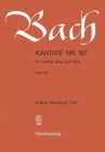 Image for CANTATA BWV 187 ES WARTET ALLES AUF DICH