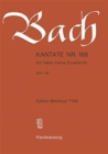 Image for CANTATA BWV 188 ICH HABE MEINE ZUVERSICH