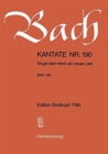Image for CANTATA BWV 190 SINGET DEM HERRN EIN NEU