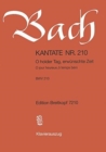 Image for CANTATA BWV 210 O HOLDER TAG ERWUENSCHTE