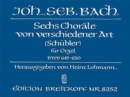 Image for 6 CHORALES OF VARIOUS TYPES BWV 645650 B