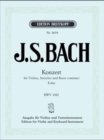 Image for VIOLIN CONCERTO IN E MAJOR BWV 1042 BWV