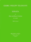 Image for SONATA IN A TWV 41A3 TWV 41A3 OBOE BASSO