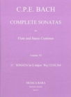 Image for COMPLETE SONATAS VOL6 FLTE BASSO CONTINU