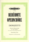 Image for Chor der Dienerschaft aus &quot;Don Pasquale&quot; A-Dur (The Servants&#39; Chorus from Don Pasquale in A Major)