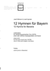 Image for 12 Hymnen fur Bayern