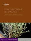 Image for Essai sur l&#39;origine des langues