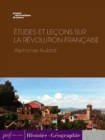 Image for Etudes et lecons sur la Revolution francaise