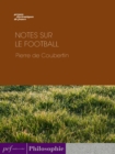 Image for Notes sur le football