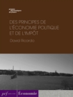 Image for Des principes de l&#39;economie politique et de l&#39;impot