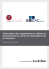 Image for Observatoire des engagements et actions du Gouvernement au service de l&#39;innovation et de la croissance: Rapport annuel 2015