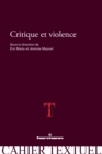 Image for Critique et violence: Cahier Textuel