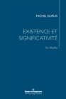 Image for Existence et significativite : Six etudes: Six etudes