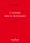 Image for L&#39;exemple Dans Le Dictionnaire