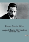 Image for August Rodin Ein Vortrag Zweiter Teil