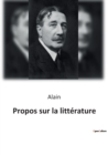 Image for Propos sur la litterature